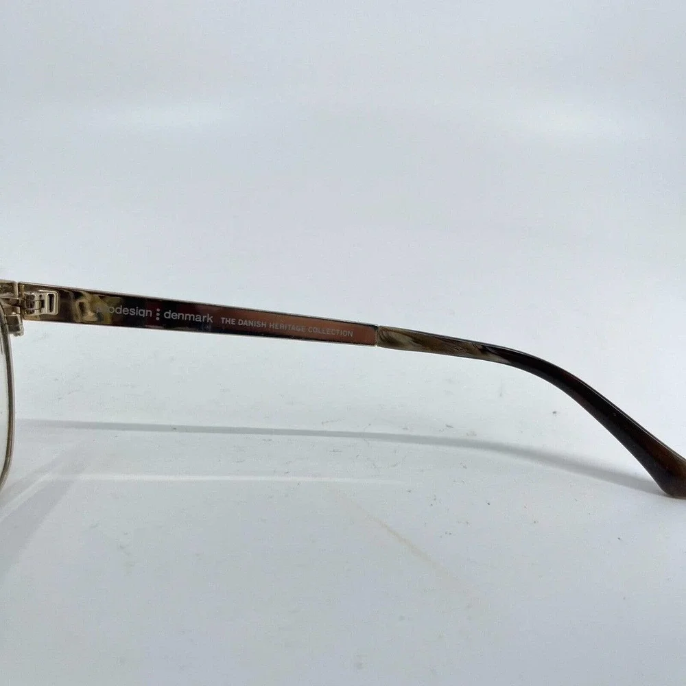 PRODESIGN DENMARK 4137 c. 6021‎ Black Gold Horn Rim 53-17-140mm H7209